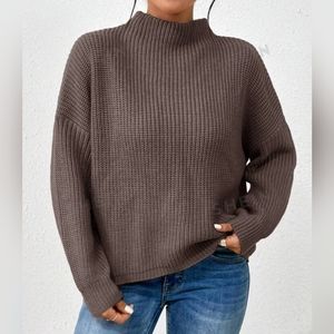 NWOT Cozy Knit Mock Neck Sweater | Size Small